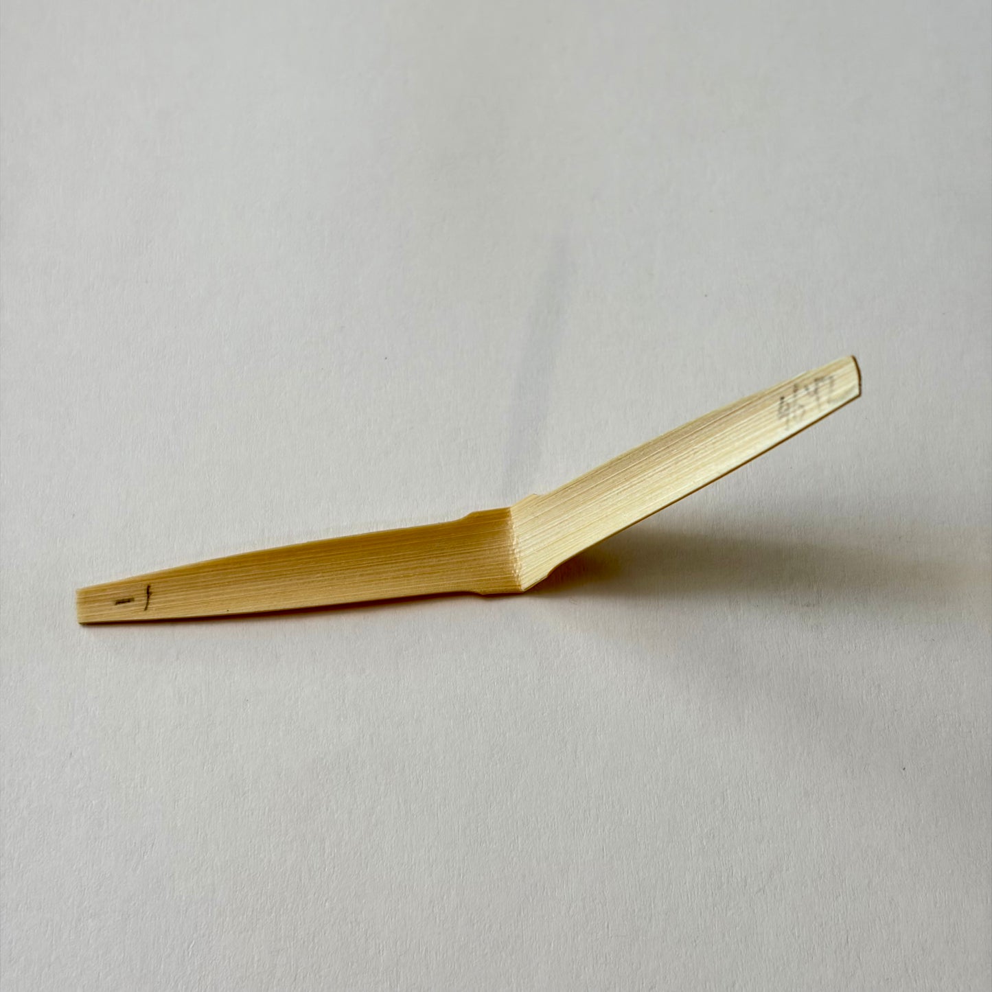 Oboe cane, shaped