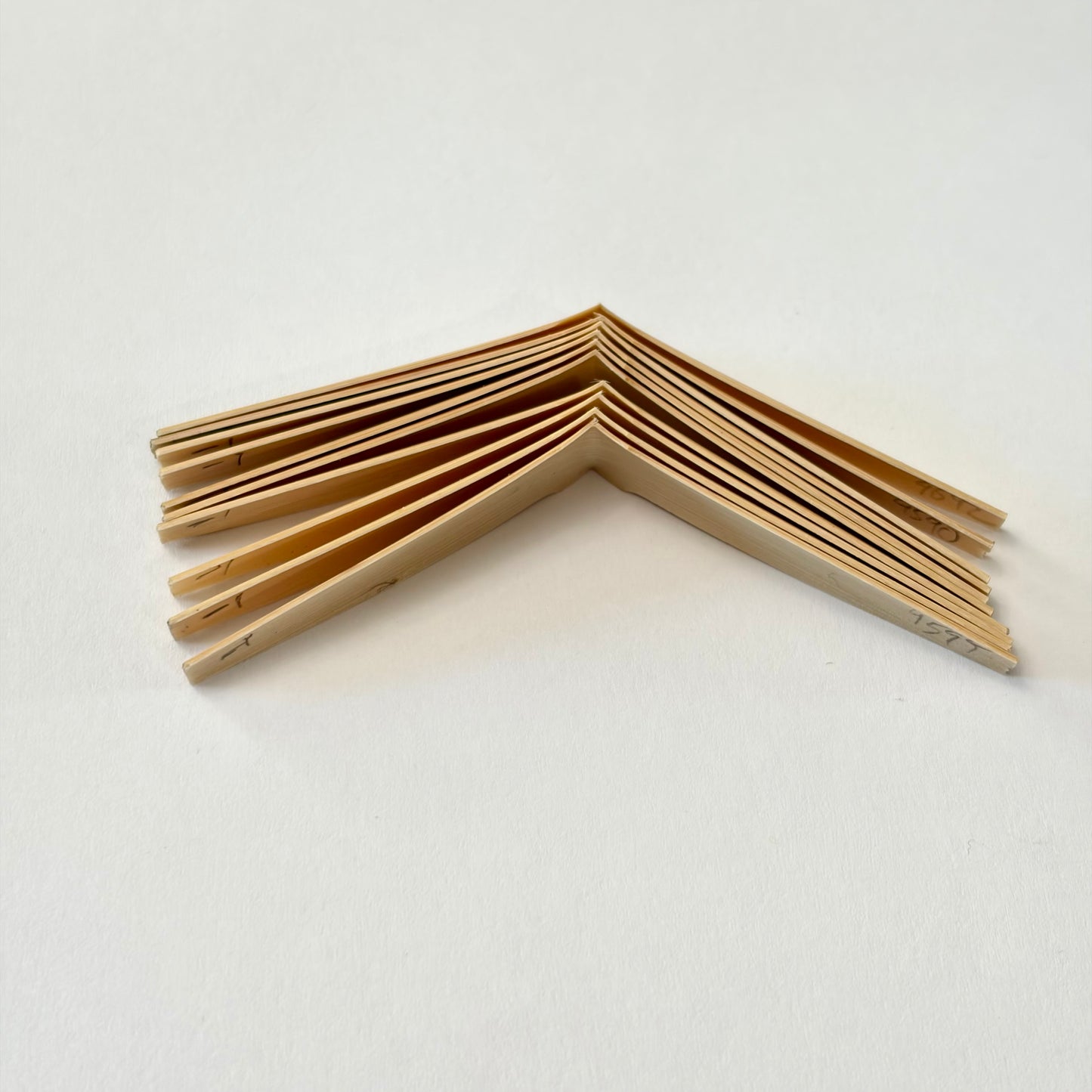 Oboe cane, shaped