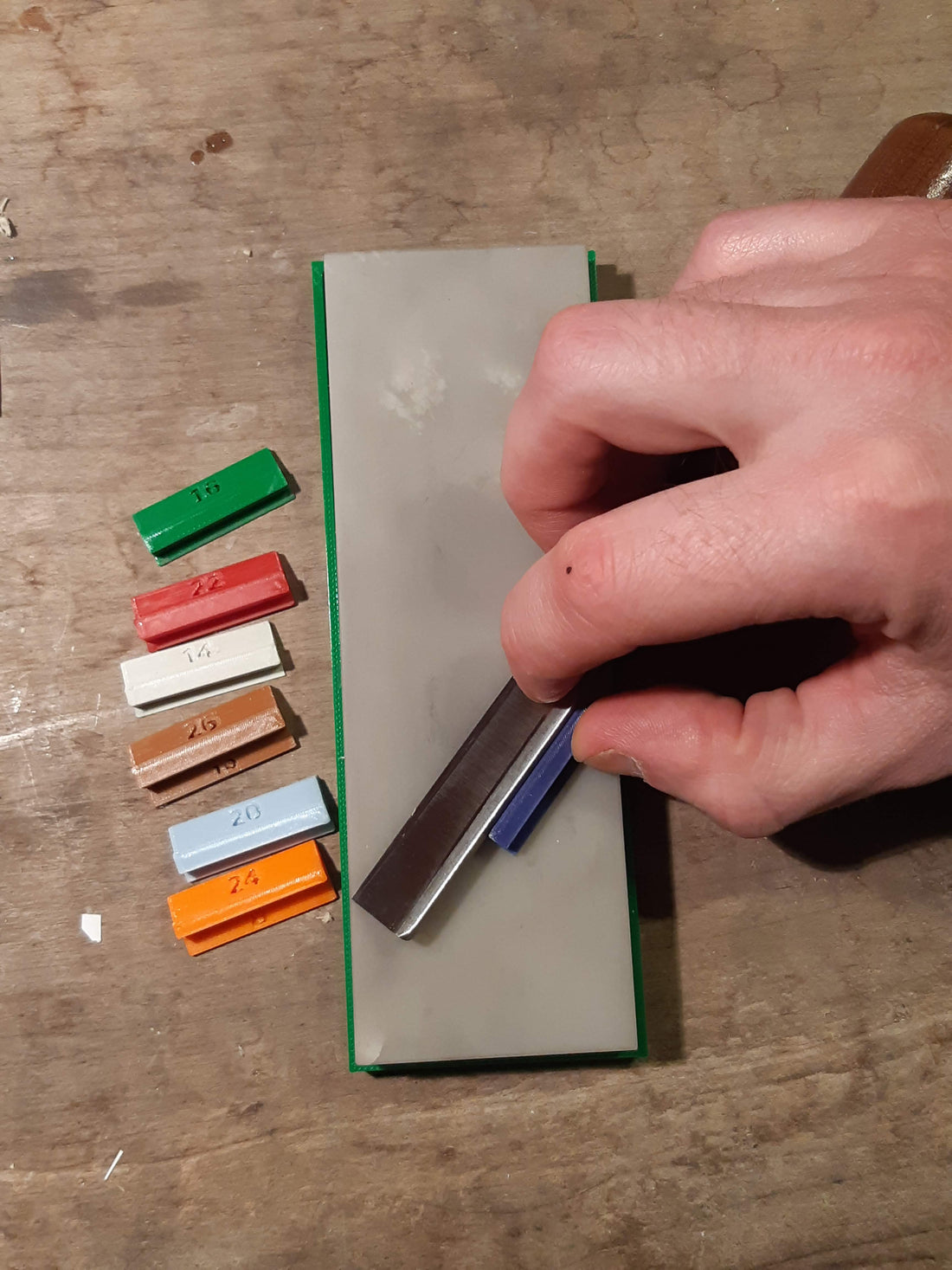 Knife wedges Dan Waldron Oboe Reeds